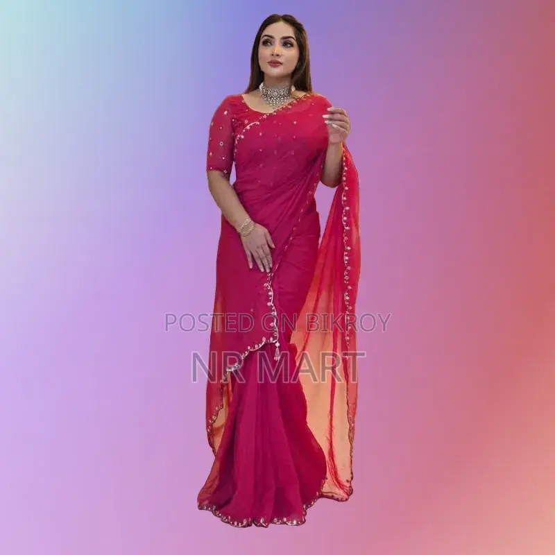 Premium Semi-Muslin Saree (with Blouse Piece)