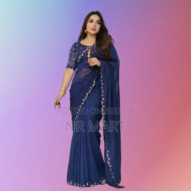 Premium Semi-Muslin Saree (with Blouse Piece)