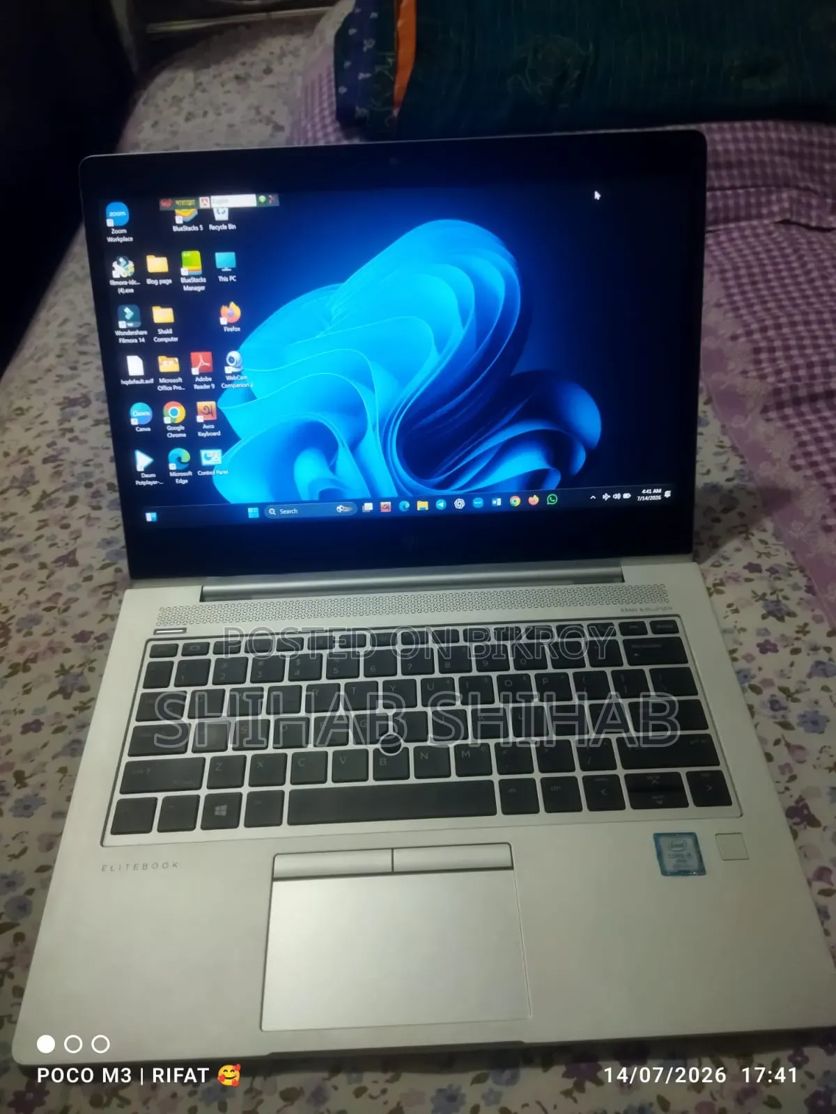 Laptop HP EliteBook 840 G6 8GB Intel Core I5 SSD 256GB