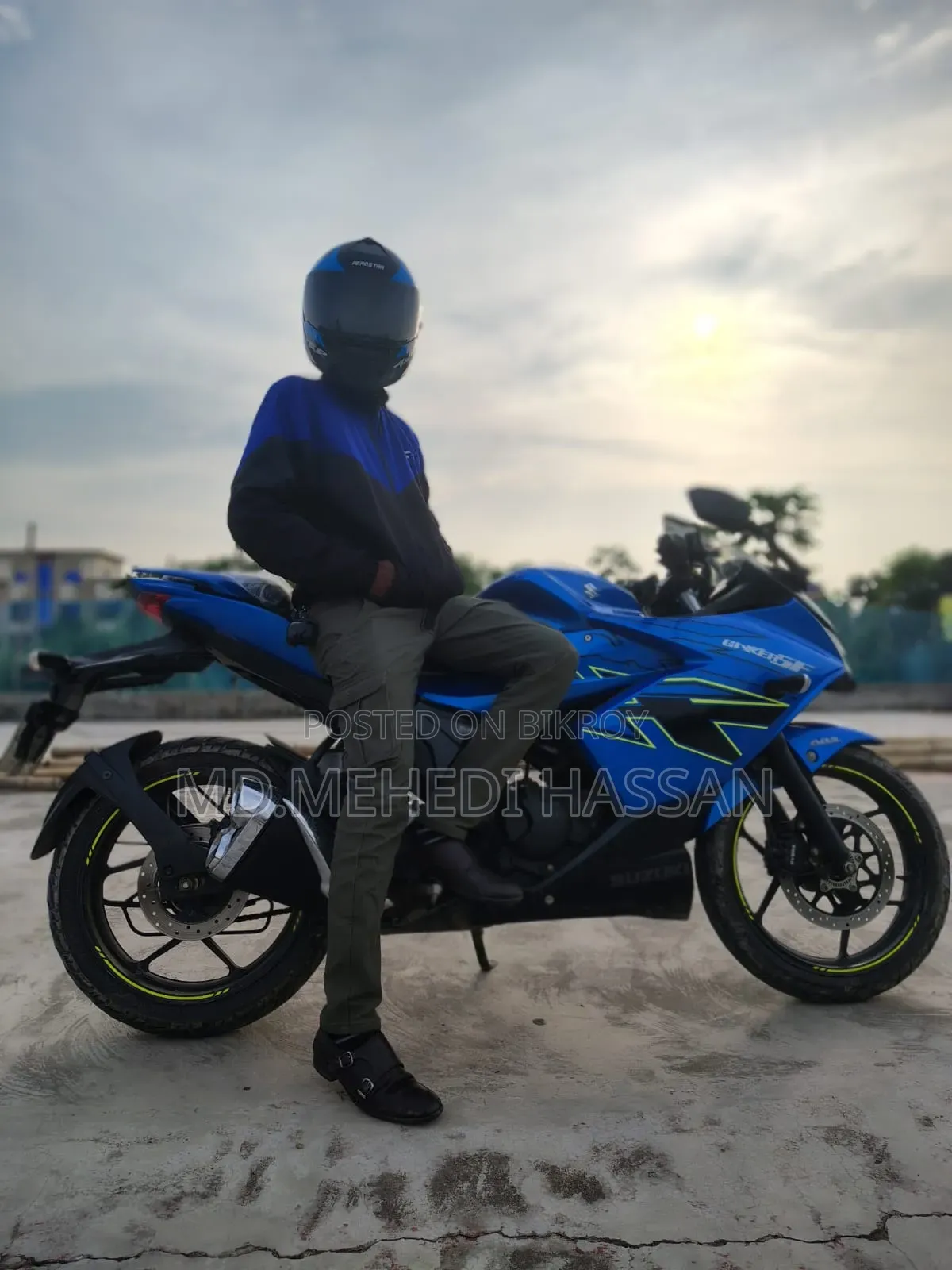 Suzuki Gixxer Fi ABS 2023 Blue