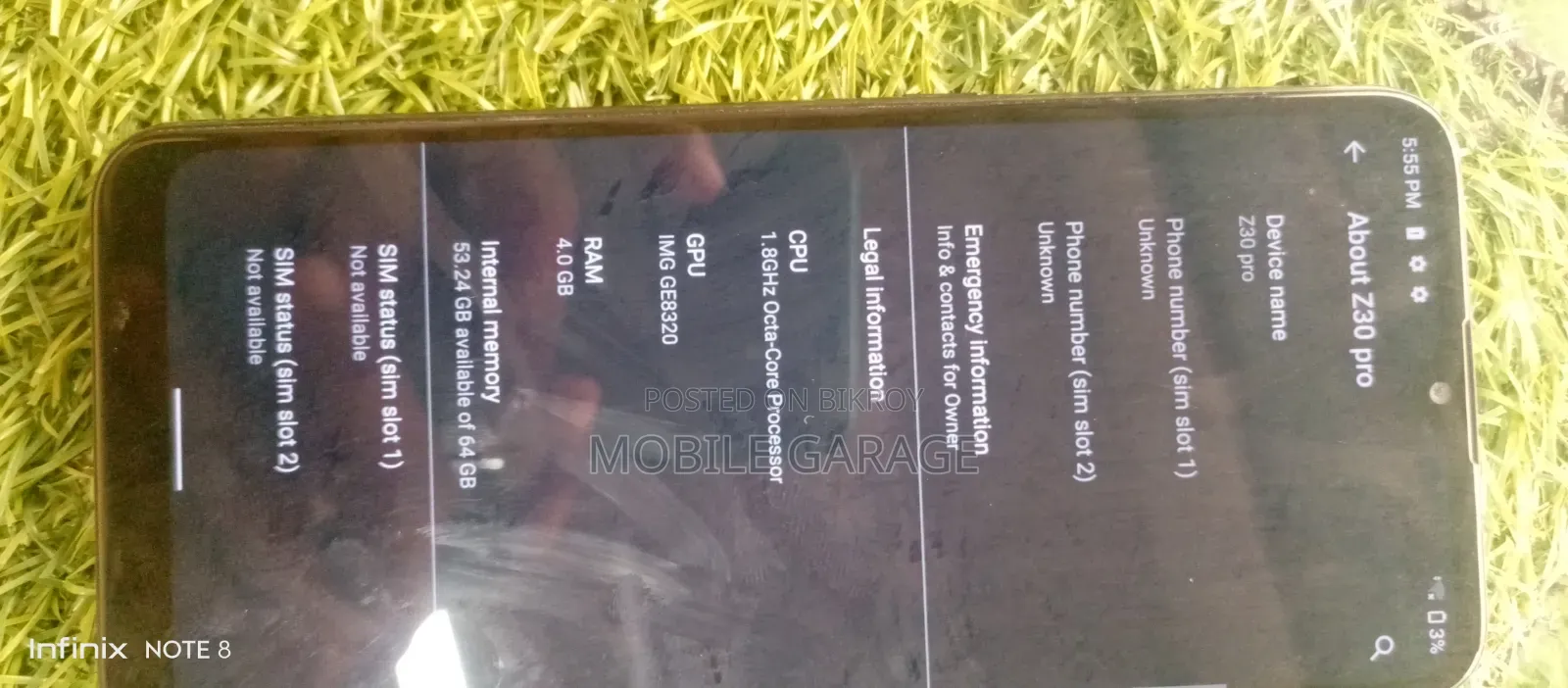 Symphony Z30 32 GB Blue