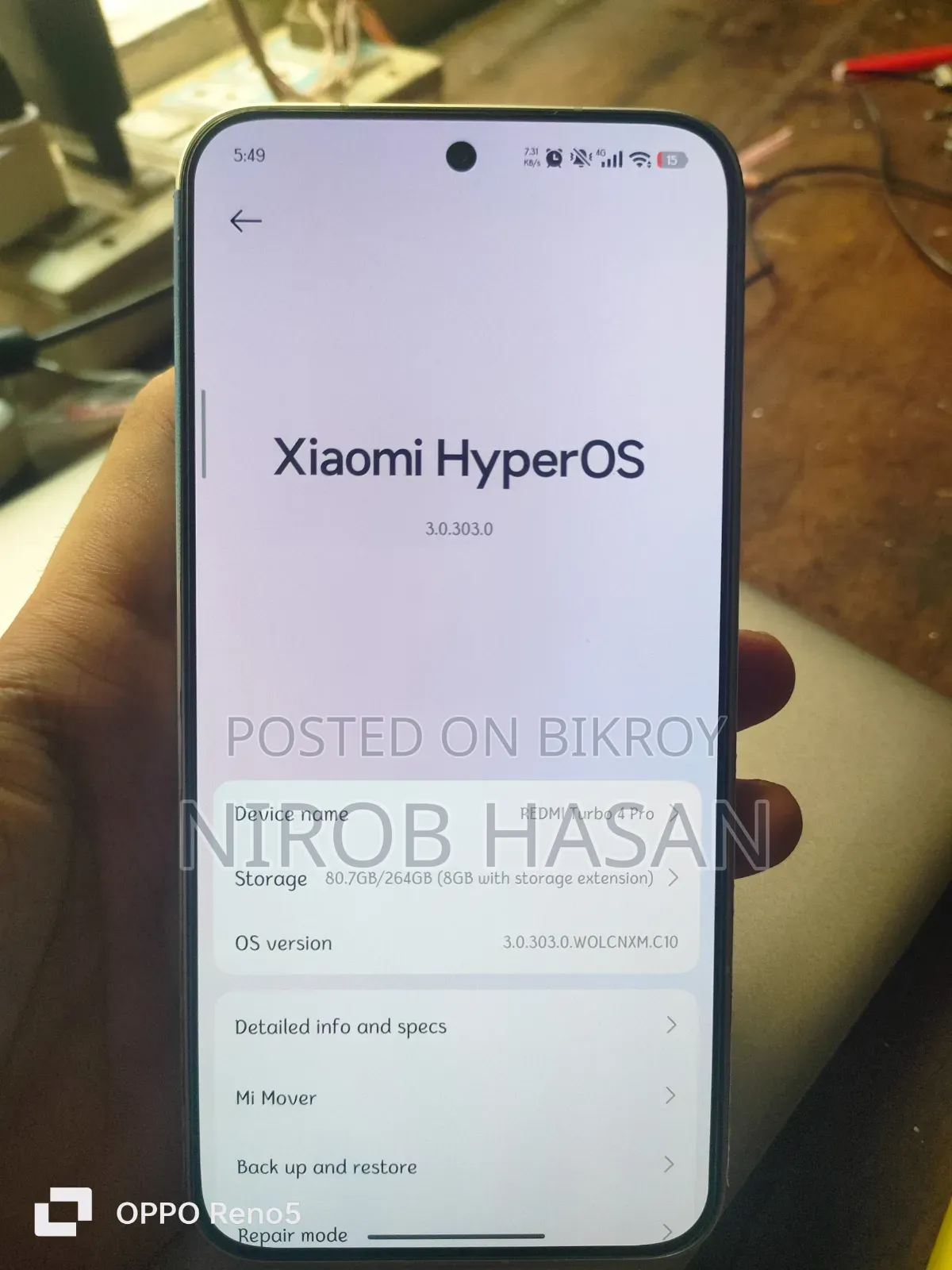 Xiaomi Redmi Turbo 4 Pro 256 GB White