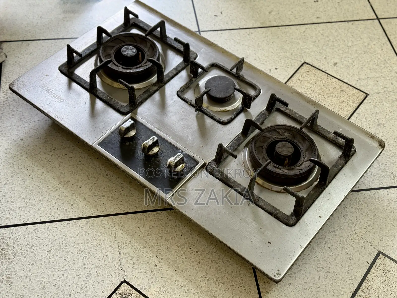 Miyako 3-burner Steel Body Gas Stove