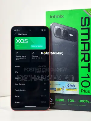 Infinix Smart 10 Plus 128 GB Red