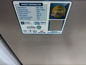 Walton Brand New Glass Door Deep Freezer 210 Liter.