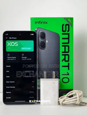 Infinix Smart 10 Plus 128 GB White