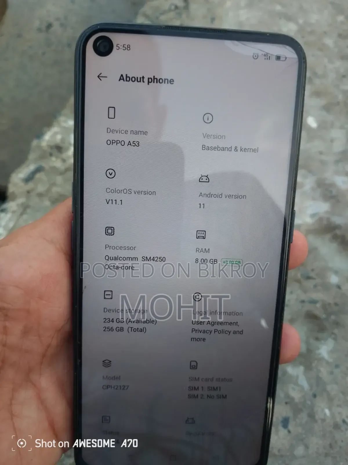 Oppo 8 GB Black
