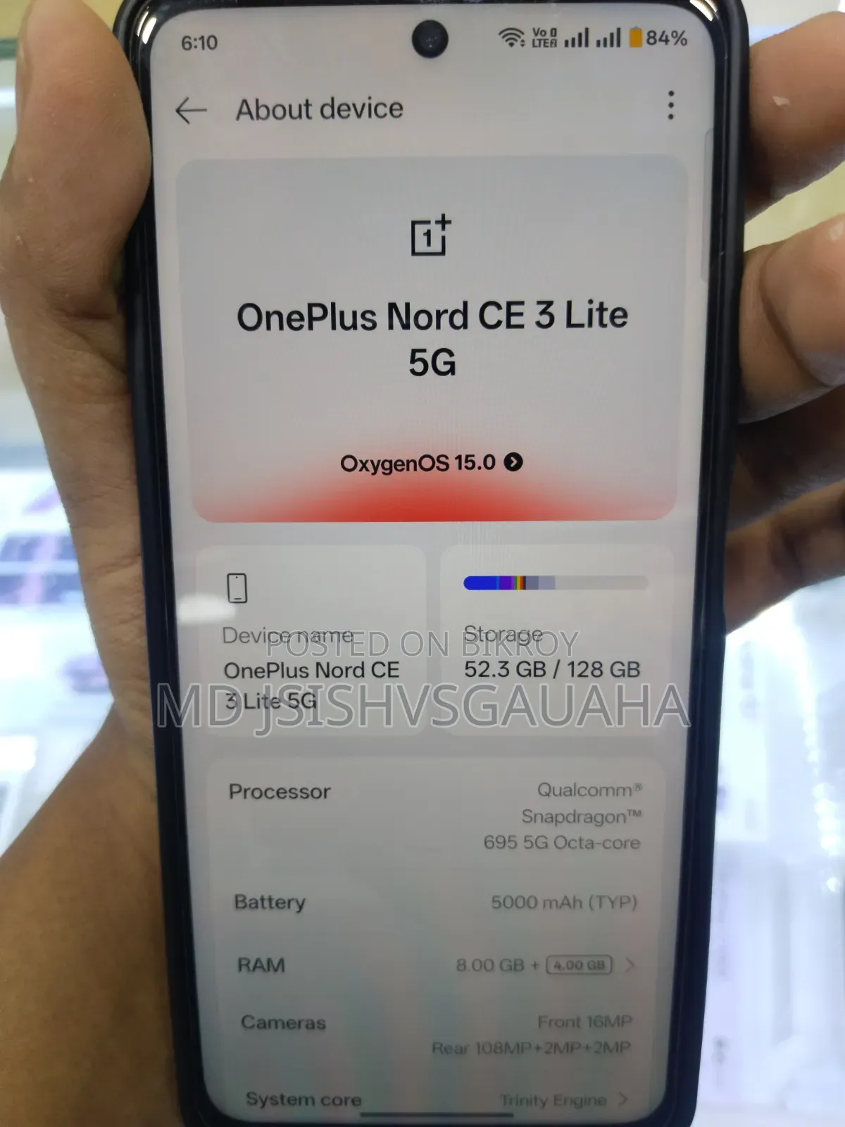OnePlus Nord CE 3 Lite 5G 128 GB