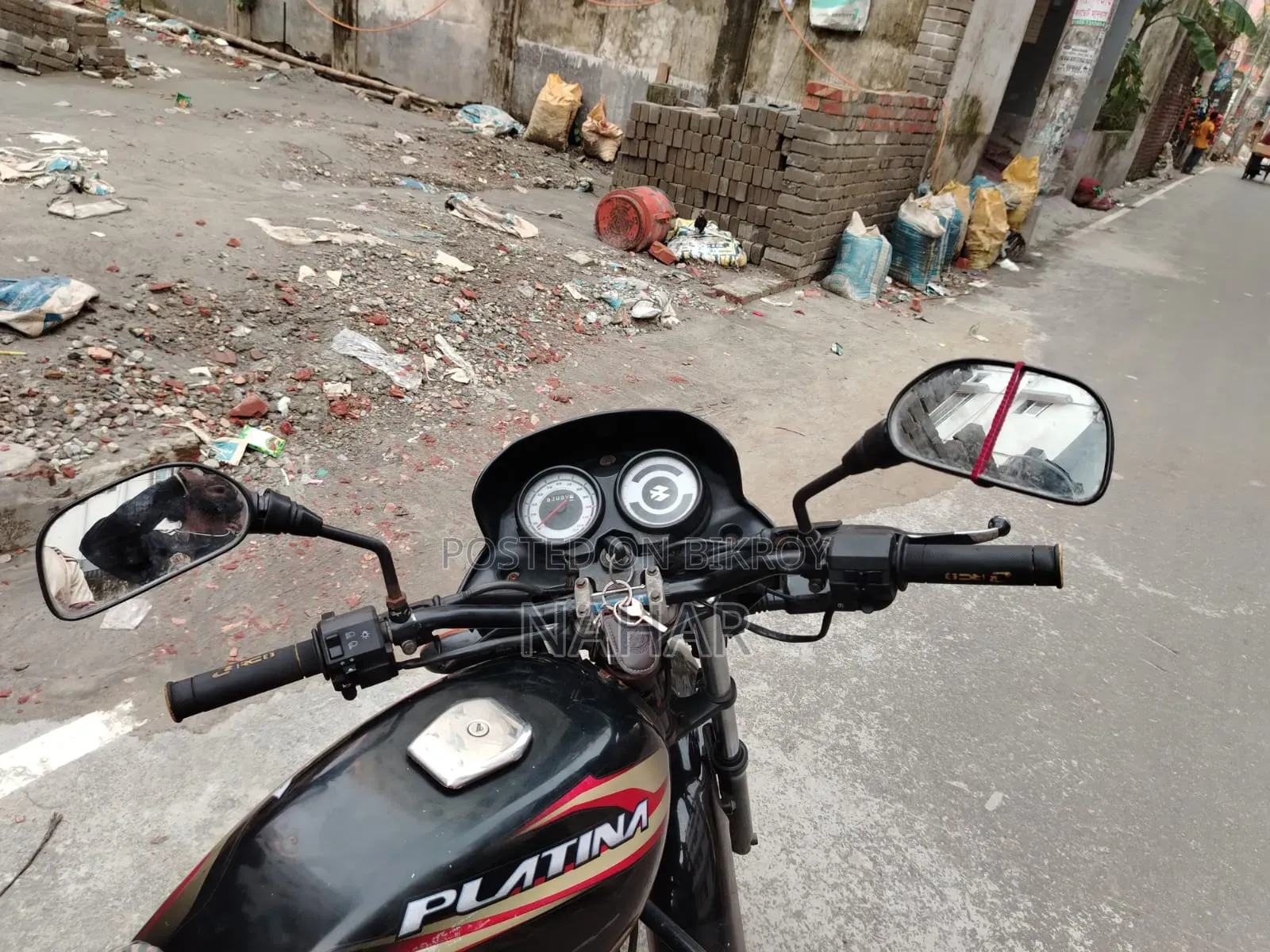 বাজাজ প্লাটিনা ১০০ ২০১৬ ব্ল্যাক