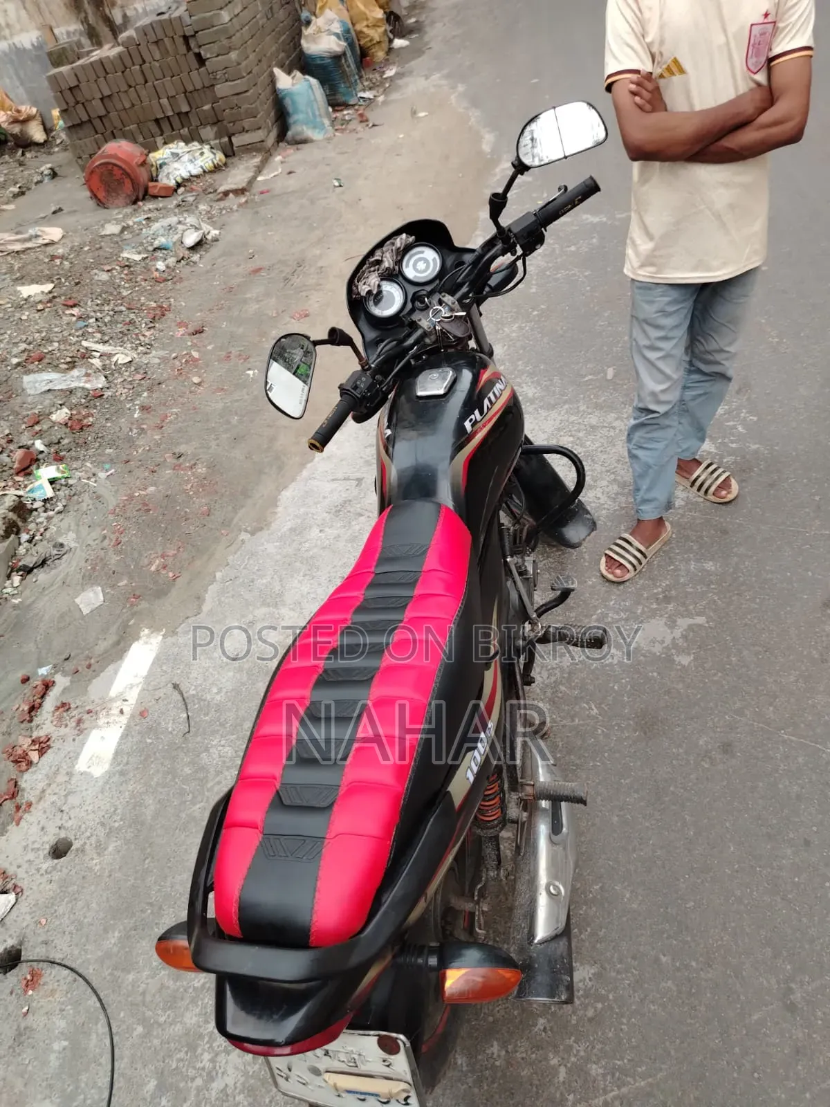 বাজাজ প্লাটিনা ১০০ ২০১৬ ব্ল্যাক