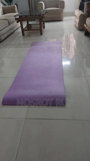 প্রিমিয়াম পার্পল ইয়োগা/জিম ম্যাট ১২ স্কয়ার ফিট