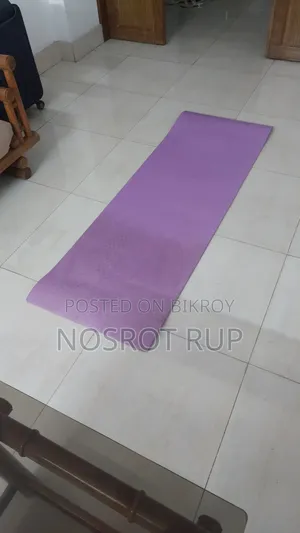 প্রিমিয়াম পার্পল ইয়োগা/জিম ম্যাট ১২ স্কয়ার ফিট