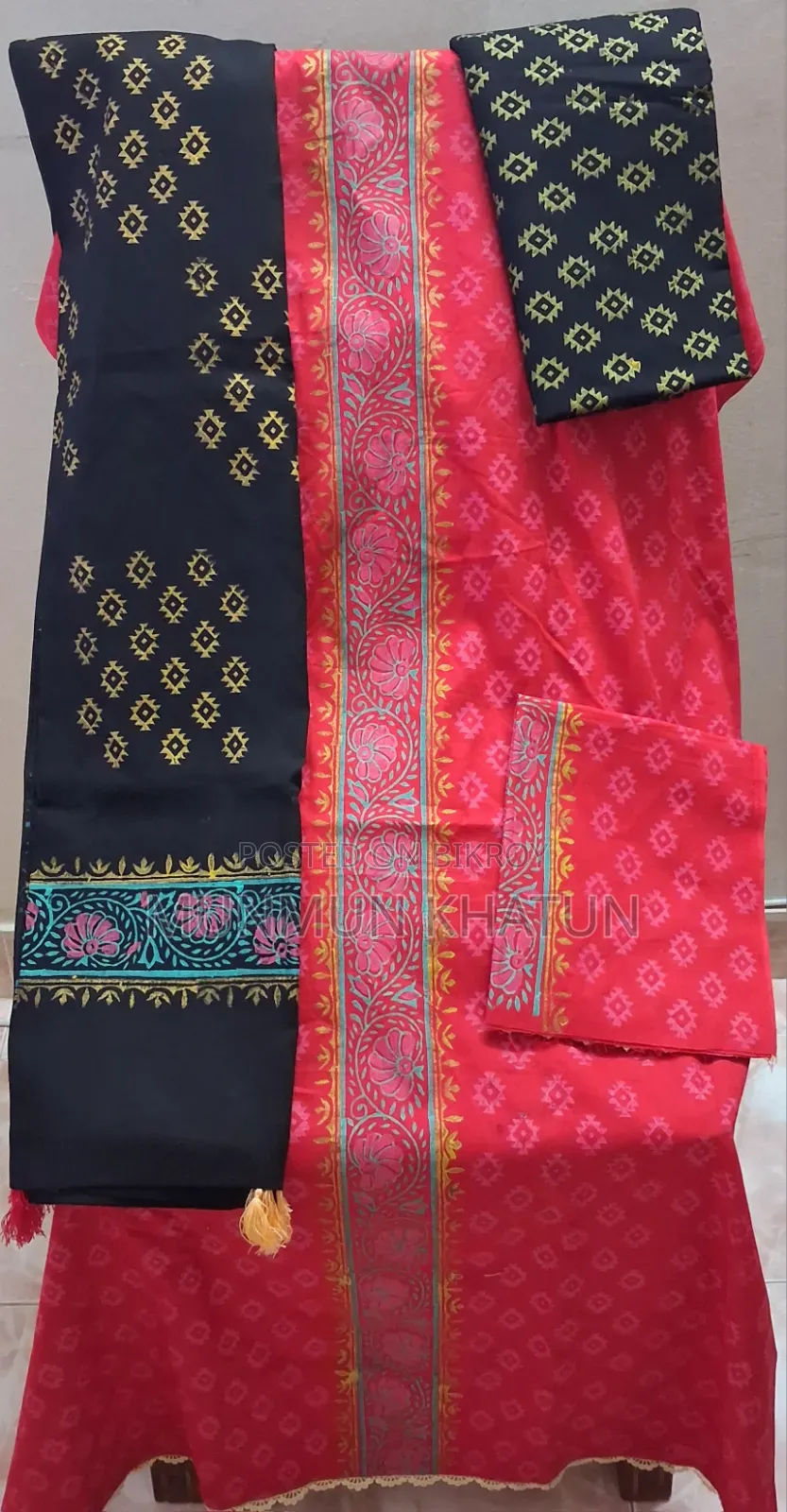 Block Print Three Piece