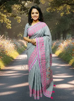 Tangail Boutique Silk Saree (with running blouse piece)