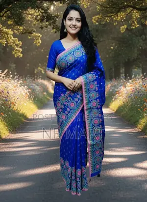 Tangail Boutique Silk Saree (with running blouse piece)