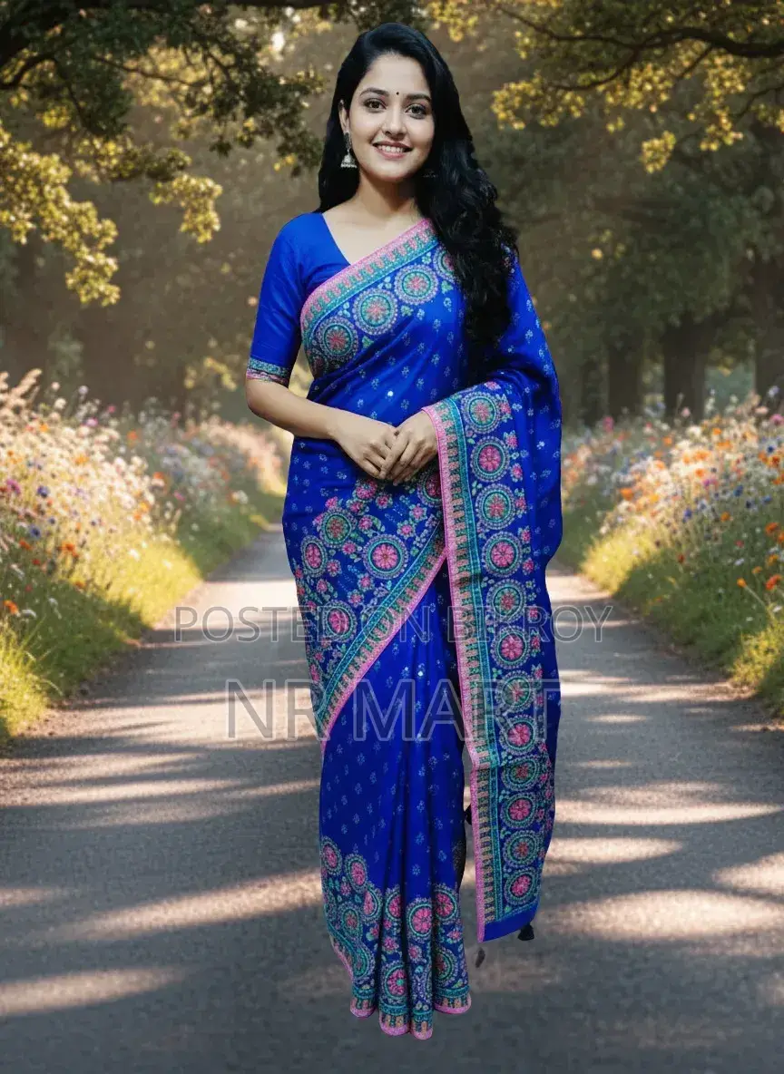 Tangail Boutique Silk Saree (with running blouse piece)