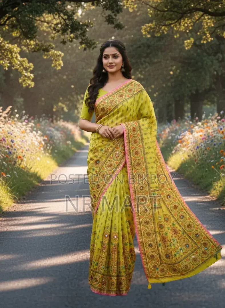 Tangail Boutique Silk Saree (with running blouse piece)
