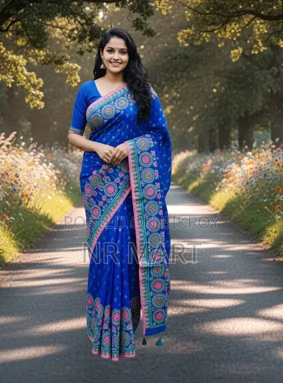 Tangail Boutique Silk Saree (with running blouse piece)