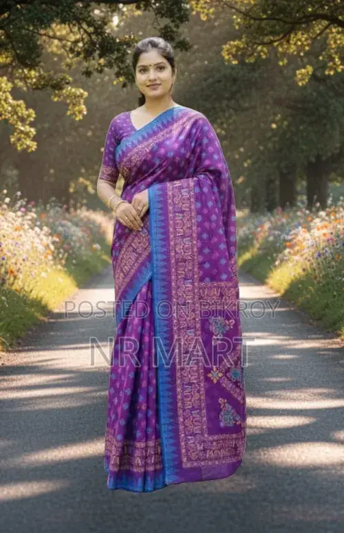 Tangail Boutique Silk Saree (with running blouse piece)