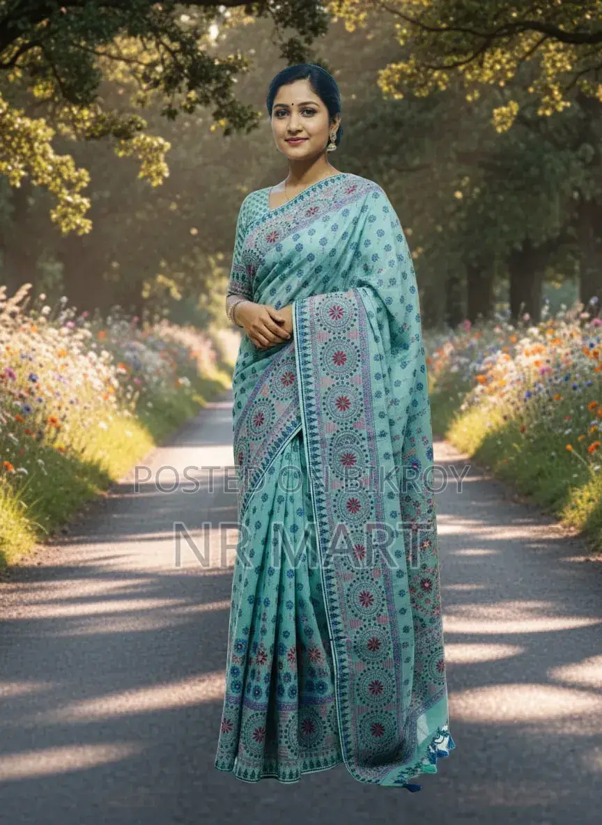 Tangail Boutique Silk Saree (with running blouse piece)