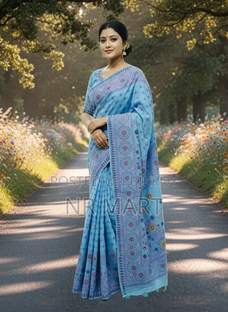 Tangail Boutique Silk Saree (with running blouse piece)