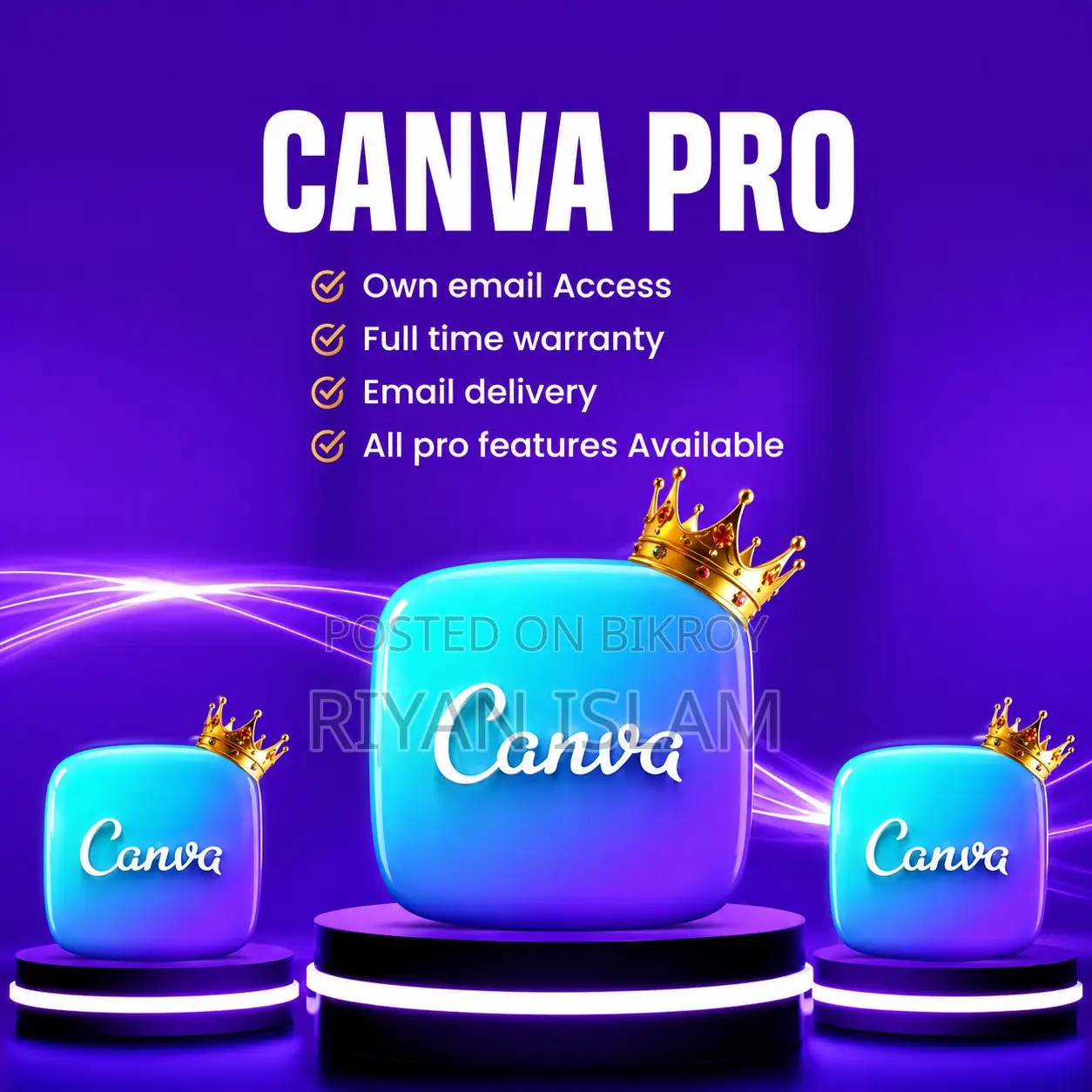 Get Canva Pro Access for Only 99 Taka