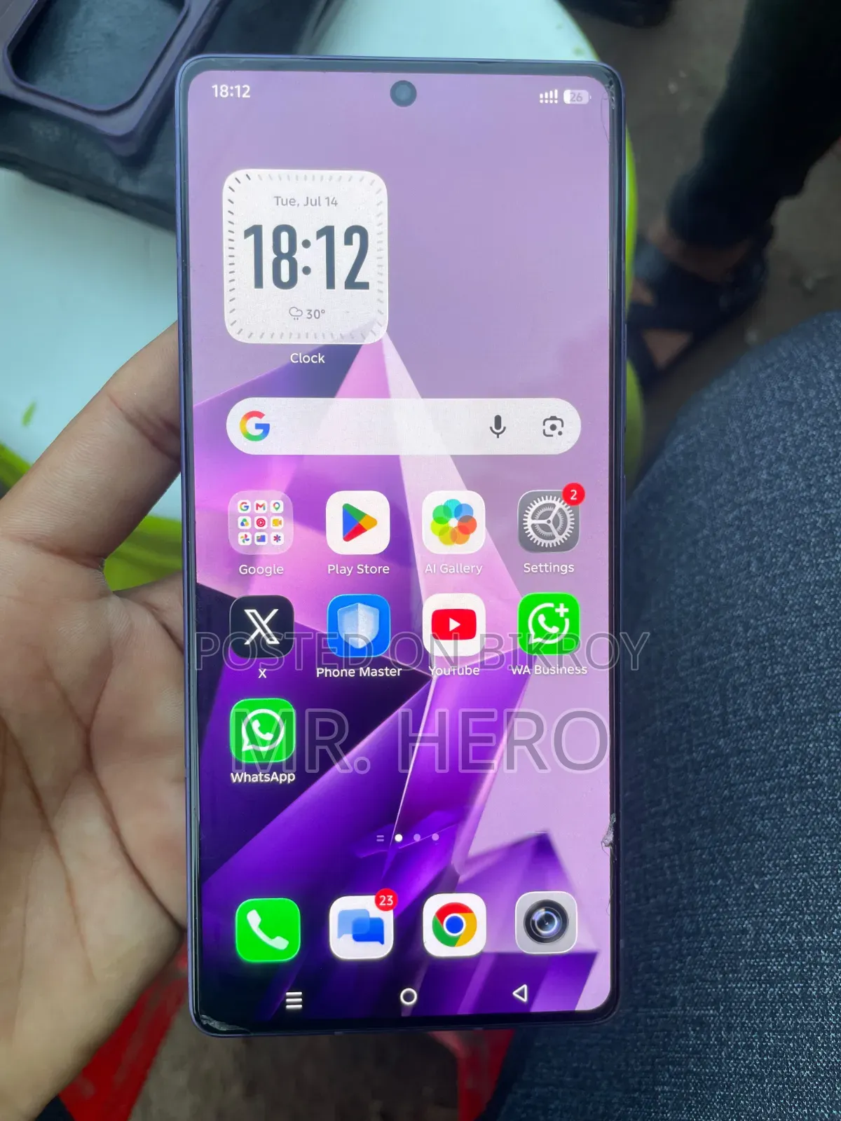 Infinix Note 50 Pro 256 GB Purple