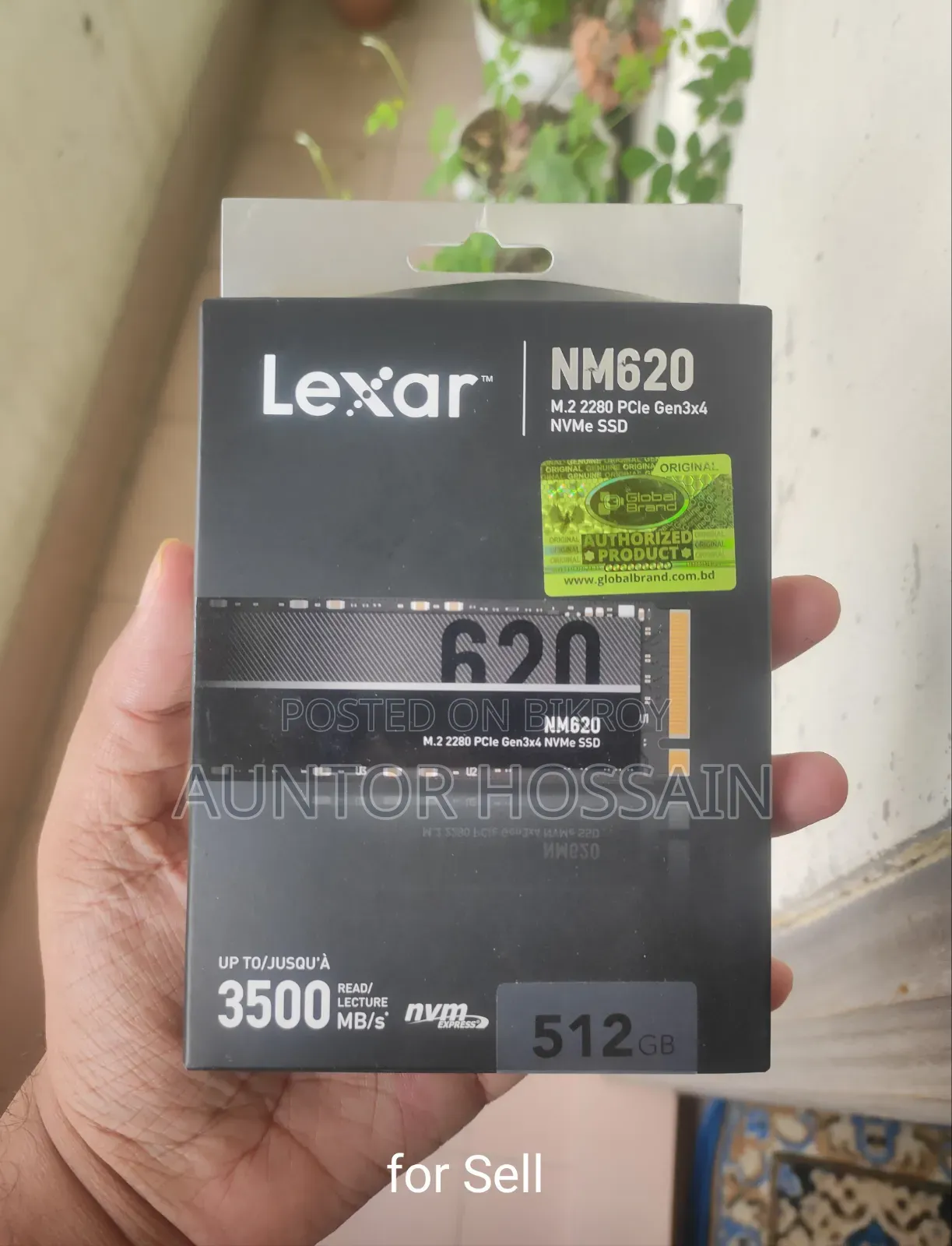Lexar NM620 512GB NVMe SSD বিক্রির জন্য