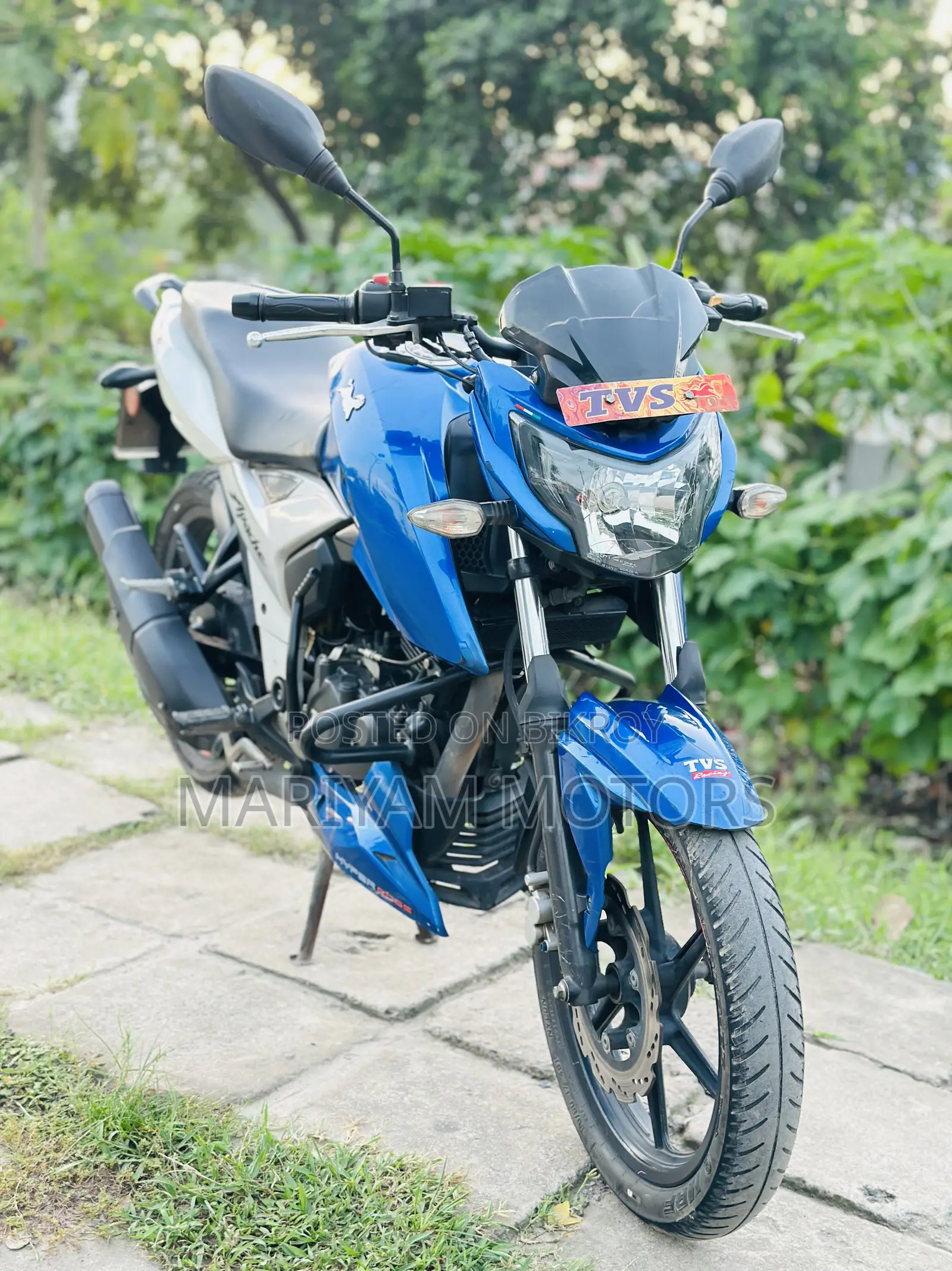 TVS Apache RTR 160 4V 2019 Blue