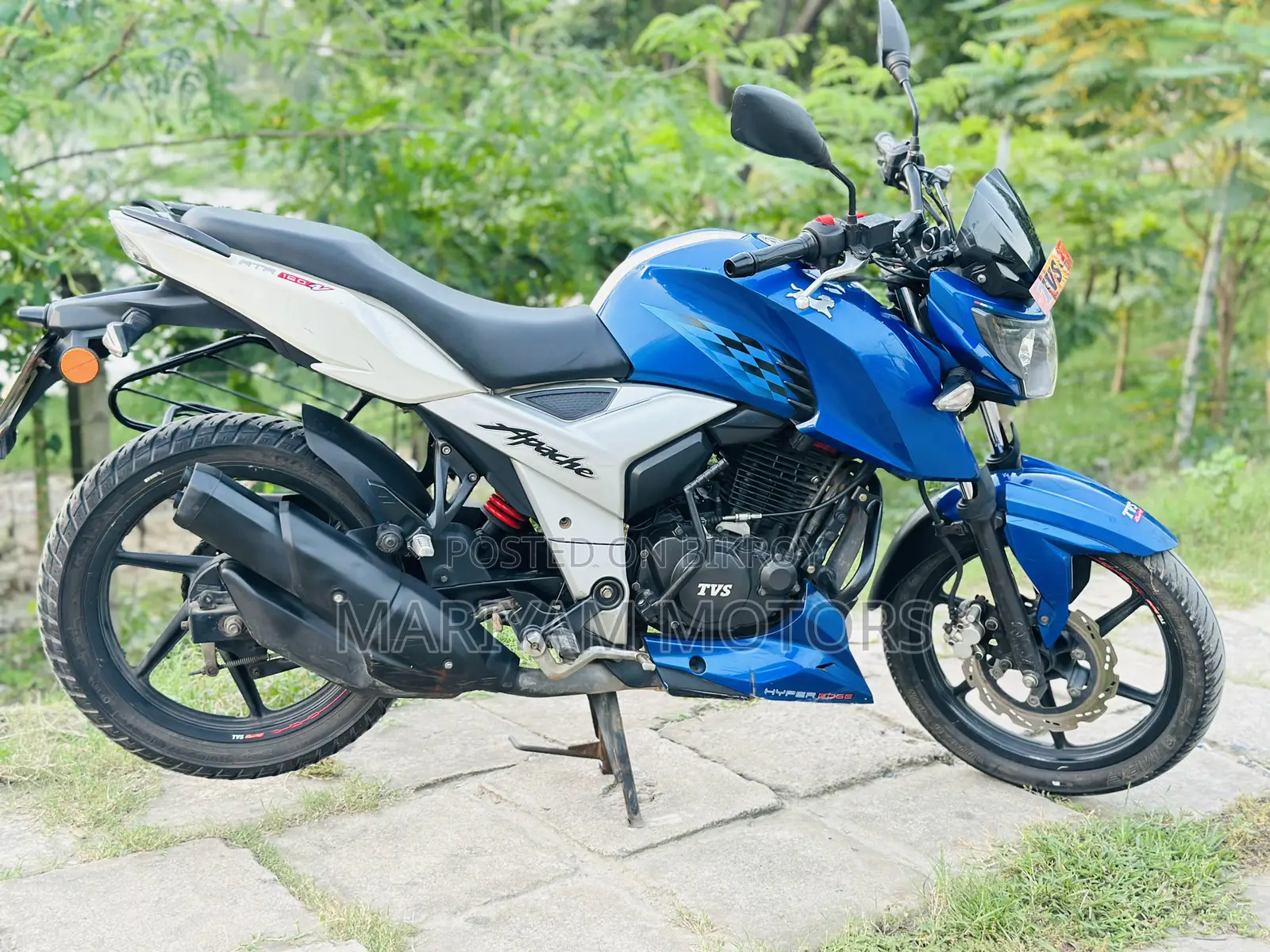 TVS Apache RTR 160 4V 2019 Blue