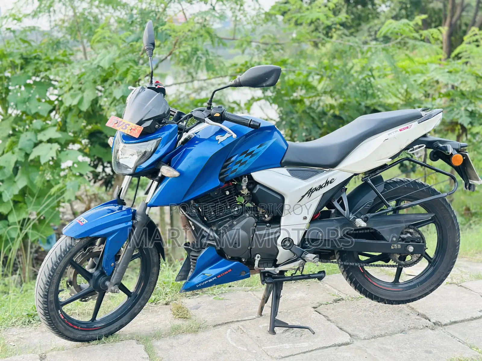 TVS Apache RTR 160 4V 2019 Blue