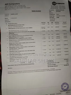 Desktop Computer 16GB AMD Ryzen 5 SSD 500GB
