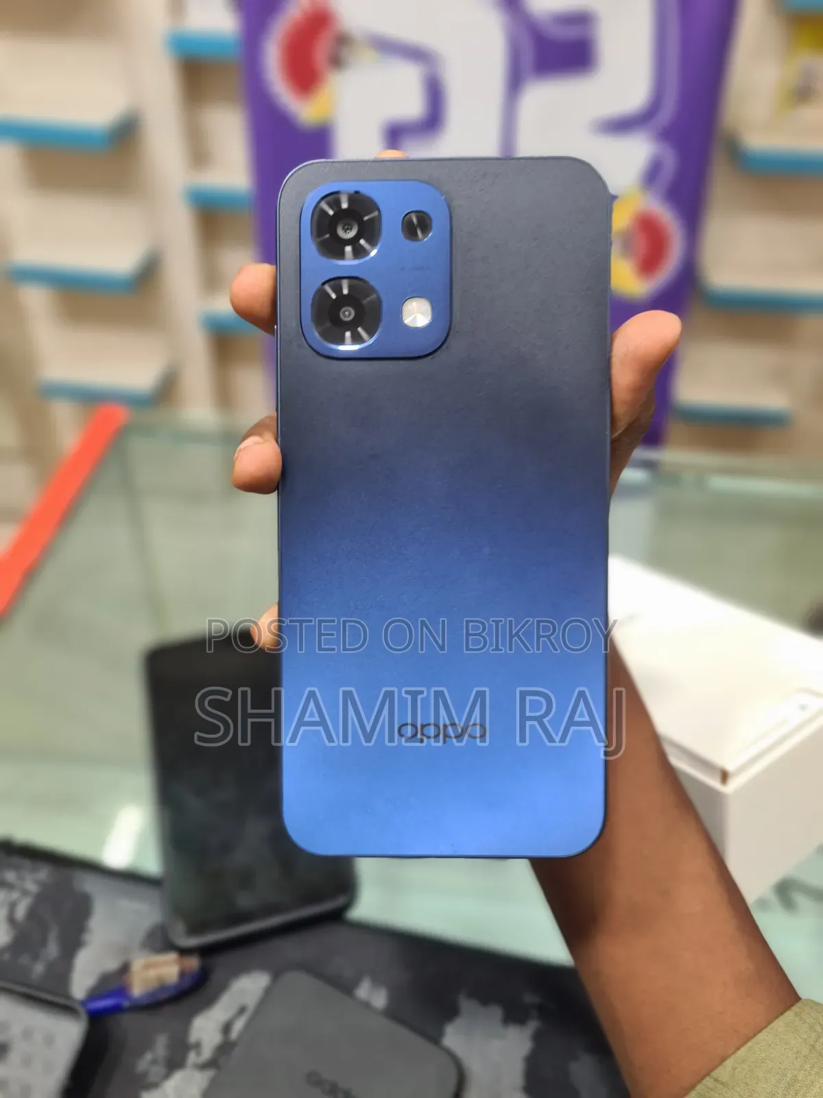 নতুন Oppo A6 Pro ২৫৬ জিবি নীল
