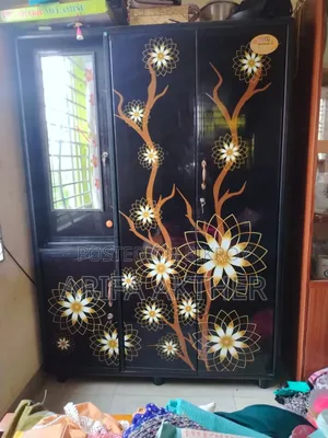 N. Mohammad 3-Part Design Almirah | With Dressing Mirror | Good Condition