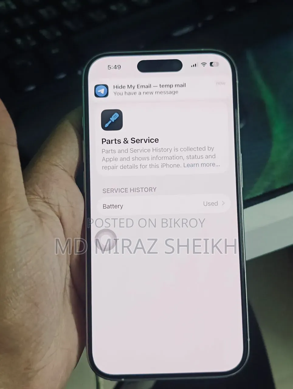 Apple iPhone 15 Pro 128 GB White