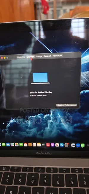 Laptop Apple MacBook Pro 2017 8GB Intel Core i5 SSD 256GB