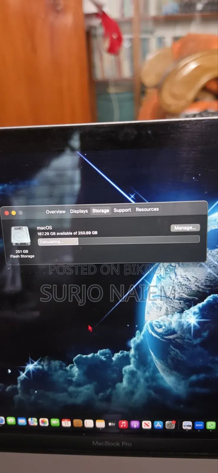 Laptop Apple MacBook Pro 2017 8GB Intel Core i5 SSD 256GB