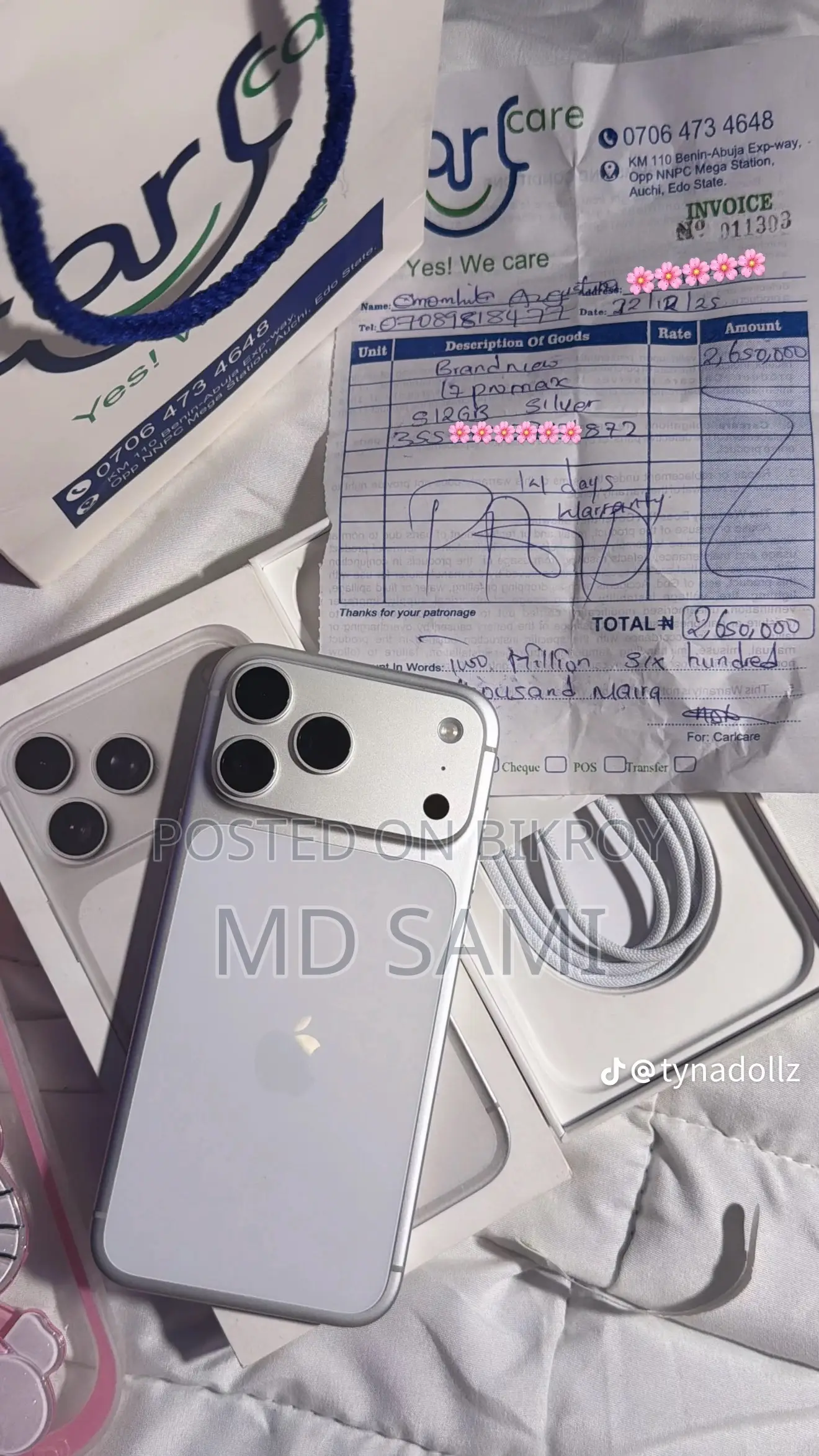 Apple iPhone 17 Pro Max 256 GB Silver