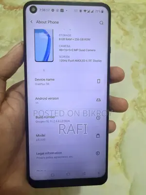 OnePlus 9R 256 GB Black