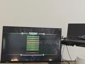 MSI G274f Monitor With North Bayou Arms and Laptop Holder