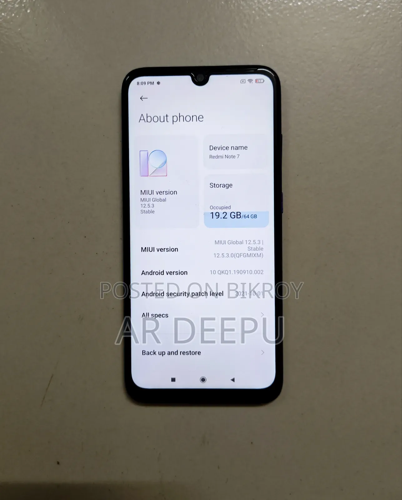 Xiaomi Redmi Note 7 64 GB Blue