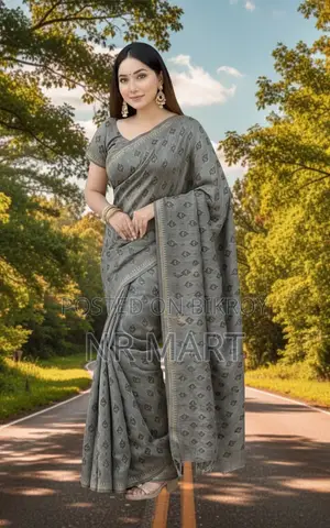 প্রিমিয়াম আড়ং কটন সুতি শাড়ি (ব্লাউজ পিসসহ)