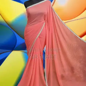 Premium Soft Georgette Saree (Matching Blouse)