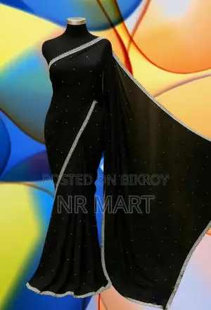 Premium Soft Georgette Saree (Matching Blouse)