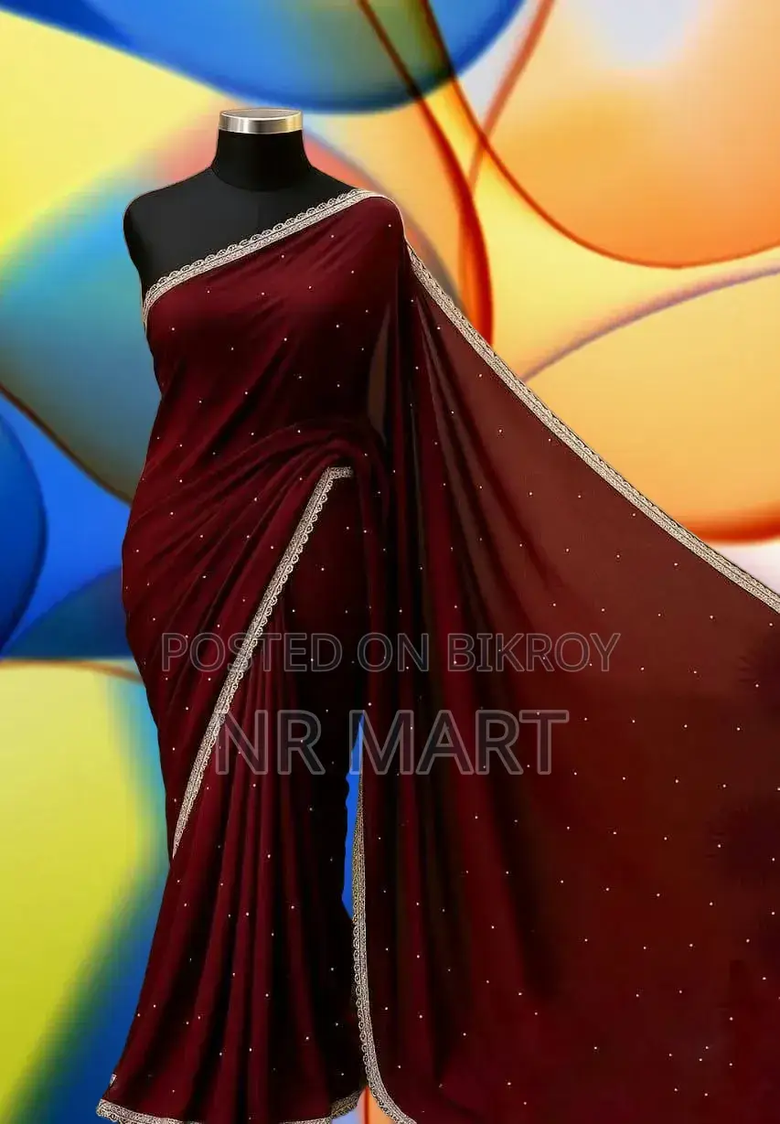 Premium Soft Georgette Saree (Matching Blouse)
