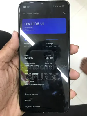 Realme Narzo 50 64 GB Black