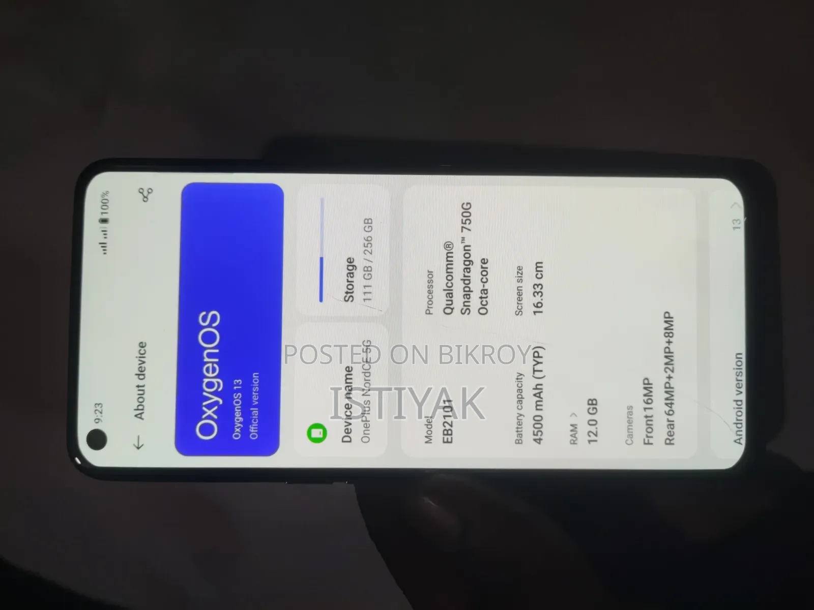 OnePlus Nord CE 5G 256 GB Blue