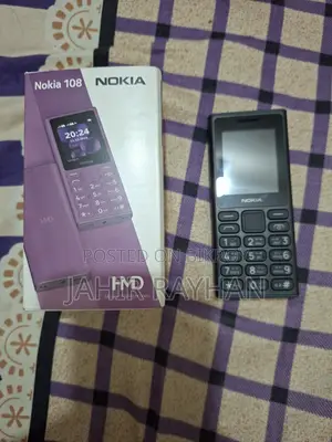 ব্যবহৃত নোকিয়া ১০৮ ডুয়াল সিম ব্ল্যাক