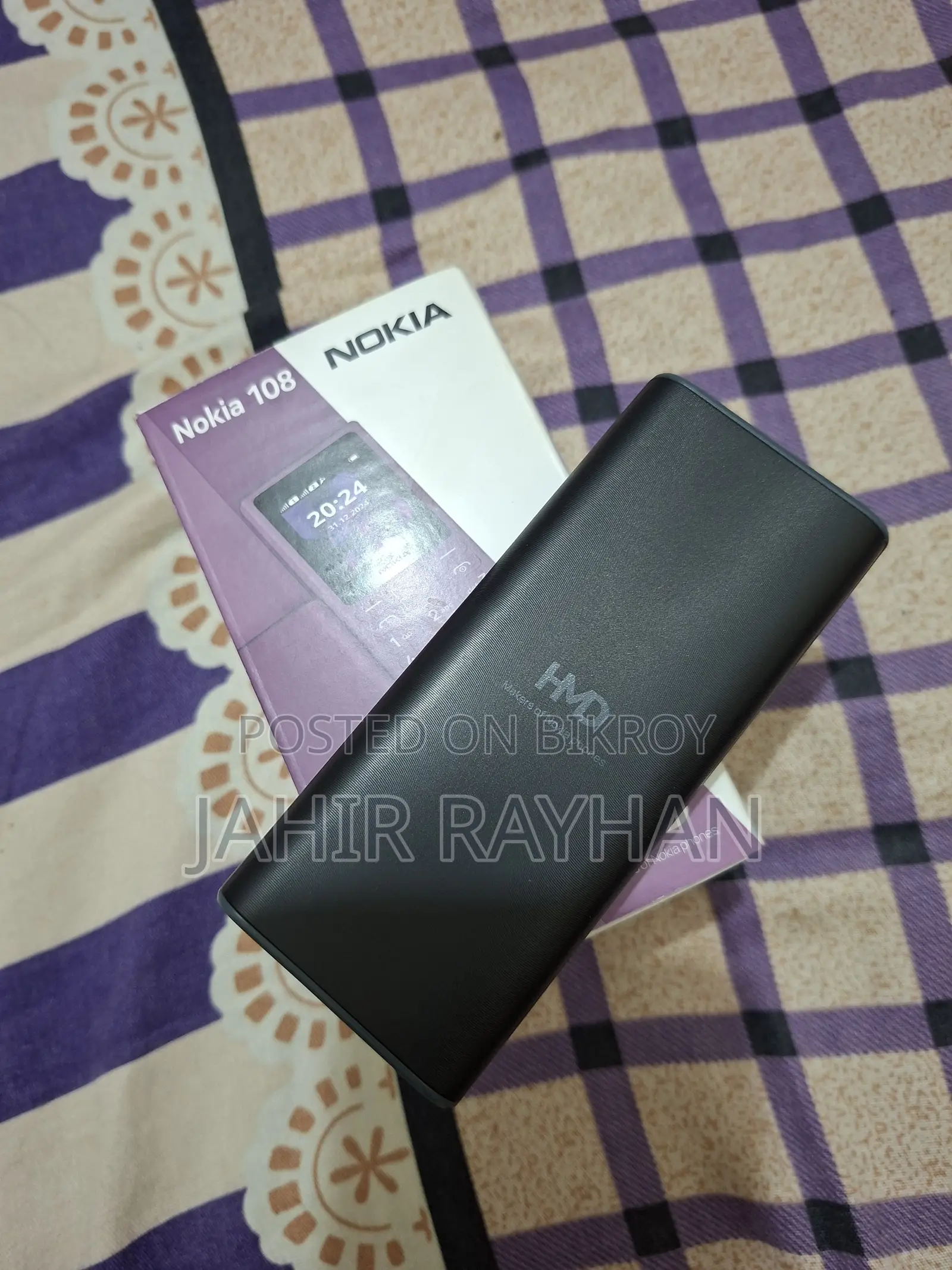ব্যবহৃত নোকিয়া ১০৮ ডুয়াল সিম ব্ল্যাক