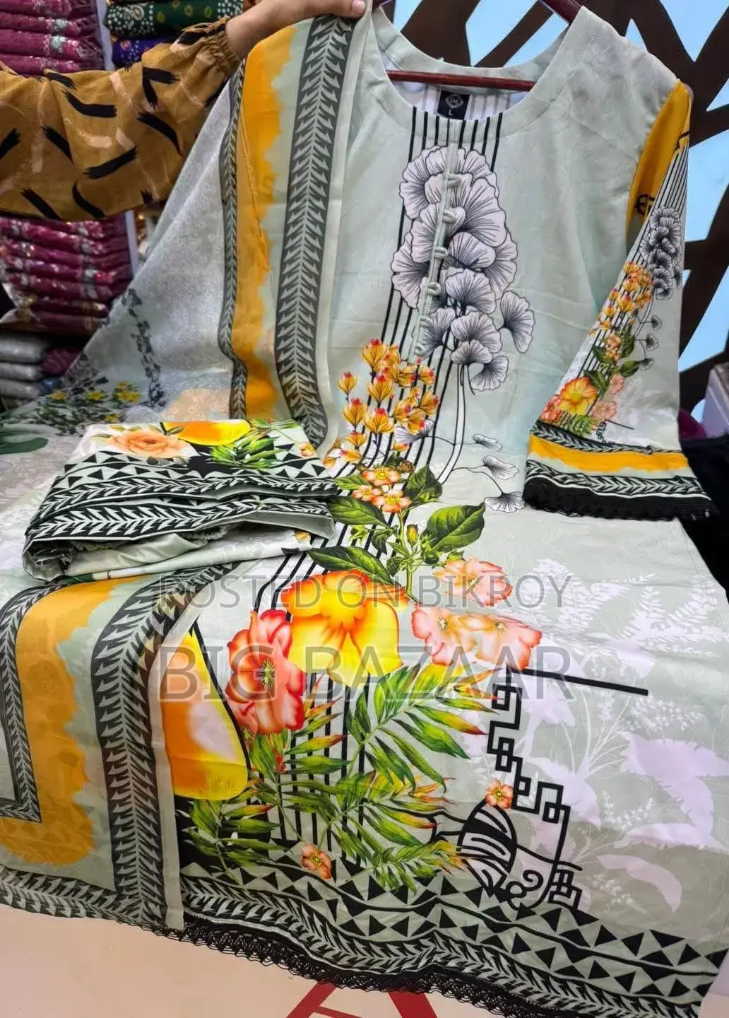 Digital Print Three Piece